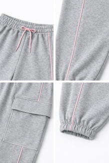 Spodnie dresowe dziewczęce r. 104-152/model 7446/kolory - 2