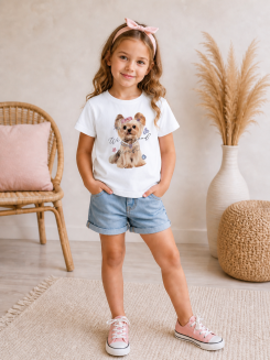 T-shirt dziewczęcy r. 134-164/ model 0286/ kolory - 3