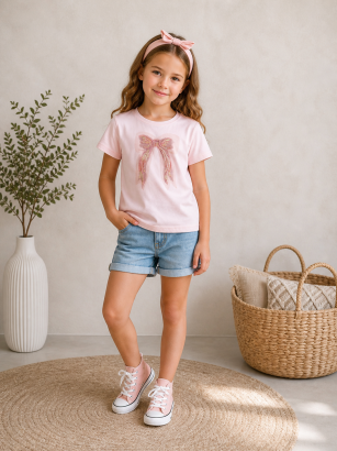 T-shirt dziewczęcy r. 128-170/ model 0352/kolory