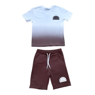 Komplet chłopięcy T-shirt + spodenki BORN TO SKATE/ r. 116 - 164/ model 7482/ kolory - 4